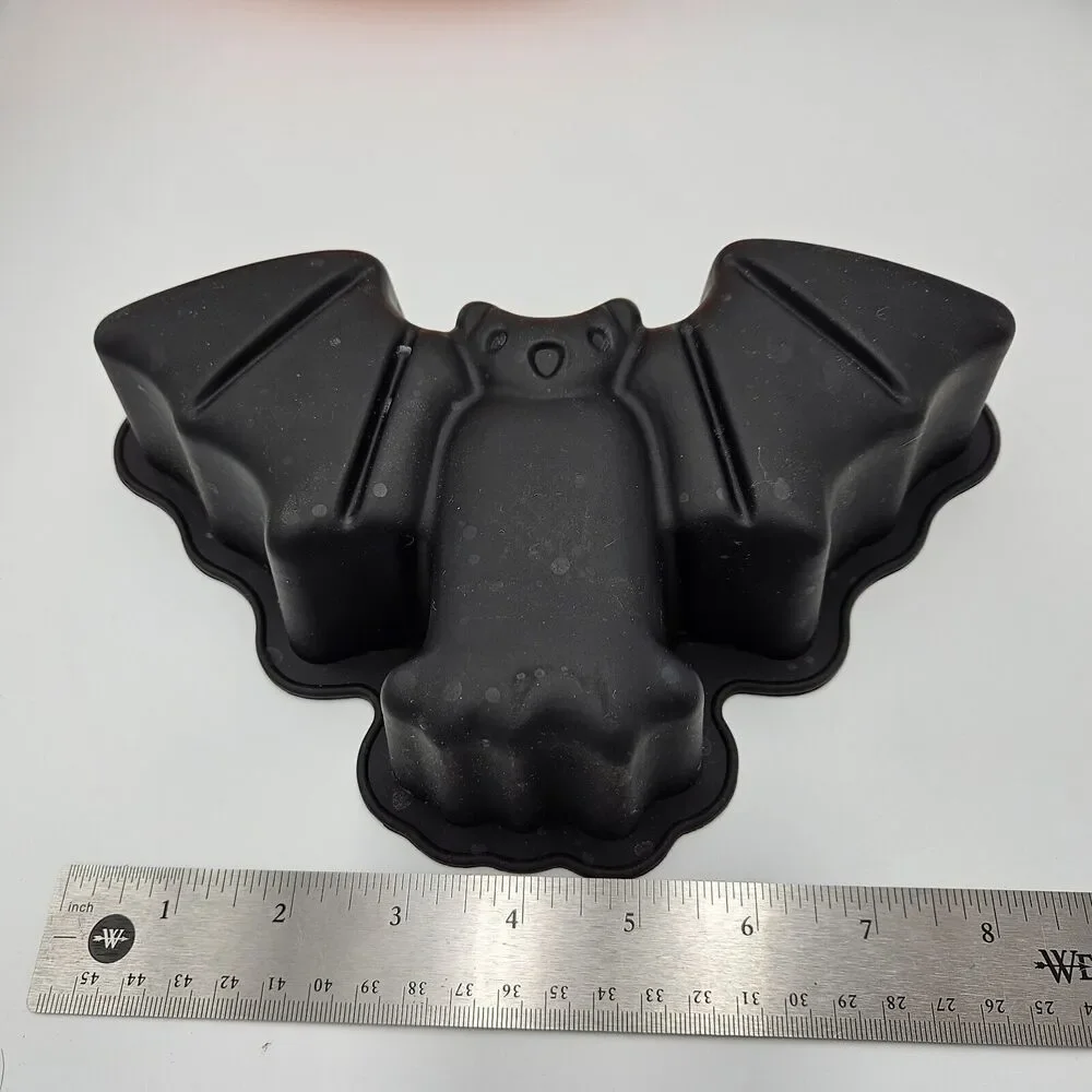 Halloween Bat and Pumpkin Silicon Mold Baking‎ Set Of 2